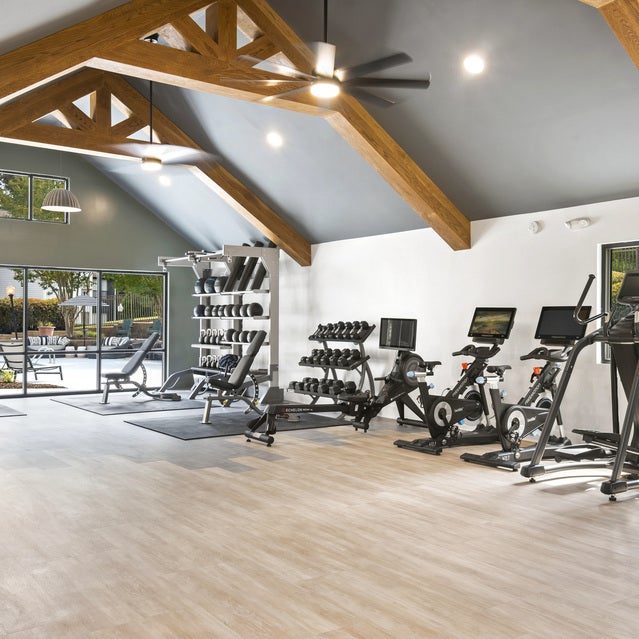 The Bailey Apartments - State-of-the-art Fitness Center with Cardio & Weight-lifting Equipment 